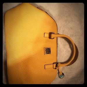 Mustard authentic Dooney and burke purse